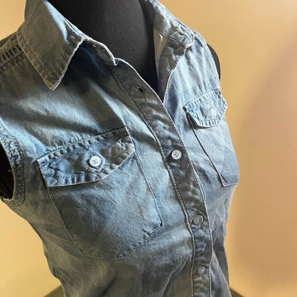 Silver Jeans Vest Top - Picture 4 of 6